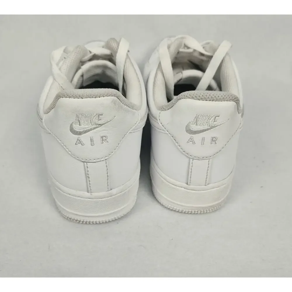 Nike Air Force 1 07 Low Triple White All White Mens 8.5 Womens 10 315122-111